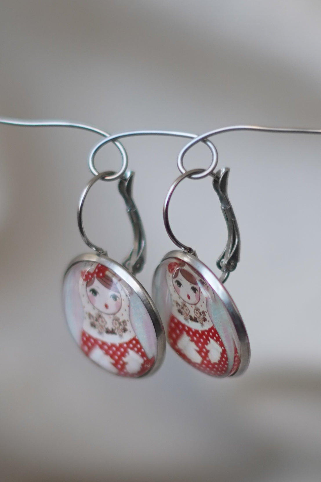 Boucles d'oreilles Poupée Russe La Vieille Fille