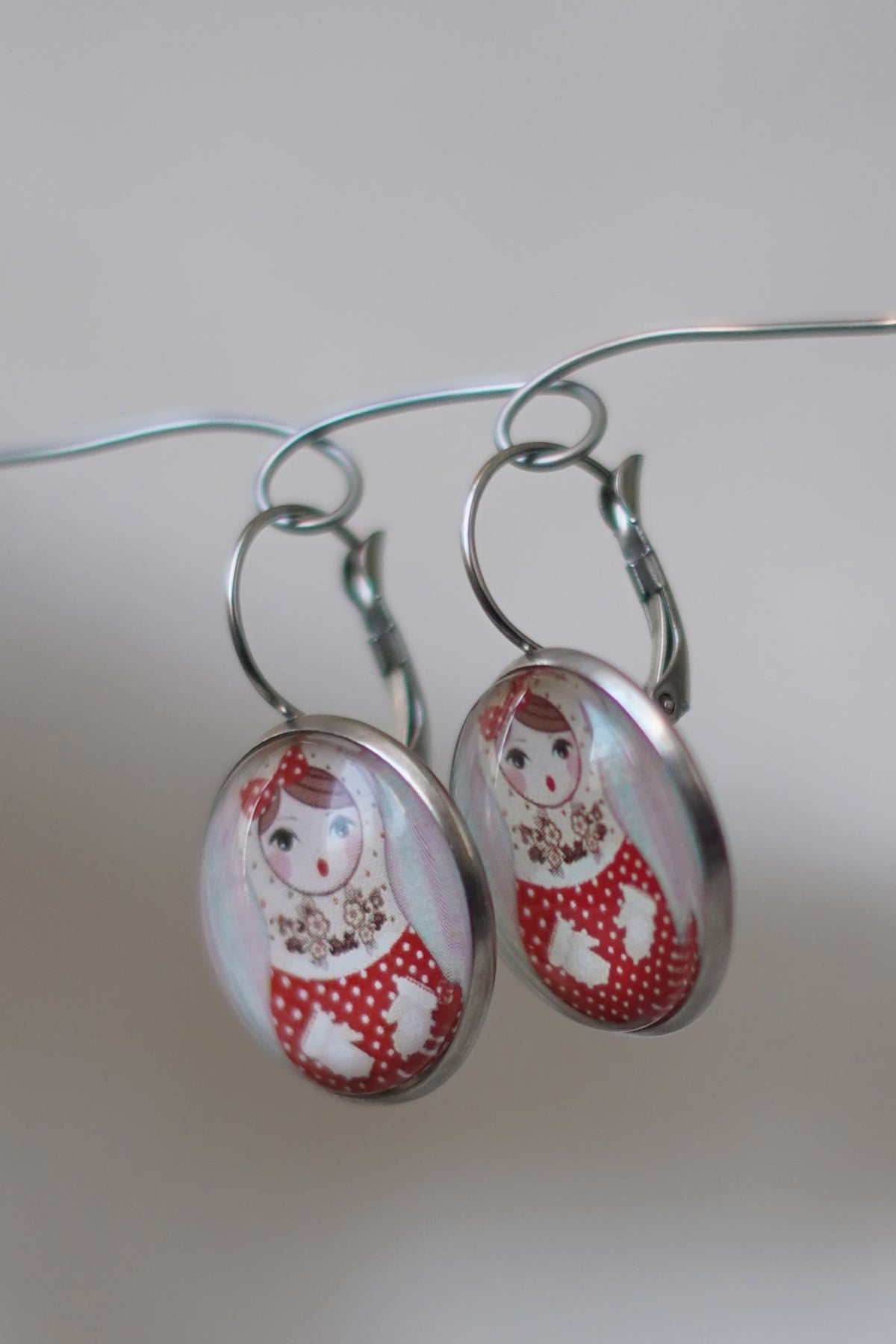 Boucles d'oreilles Poupée Russe La Vieille Fille