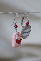 Boucles d'oreilles dépareillées La Vieille Fille