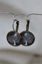 Boucles d'oreilles Arbre de vie La Vieille Fille