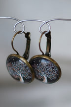 Boucles d'oreilles Arbre de vie La Vieille Fille