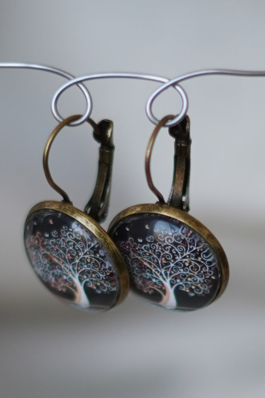 Boucles d'oreilles Arbre de vie La Vieille Fille