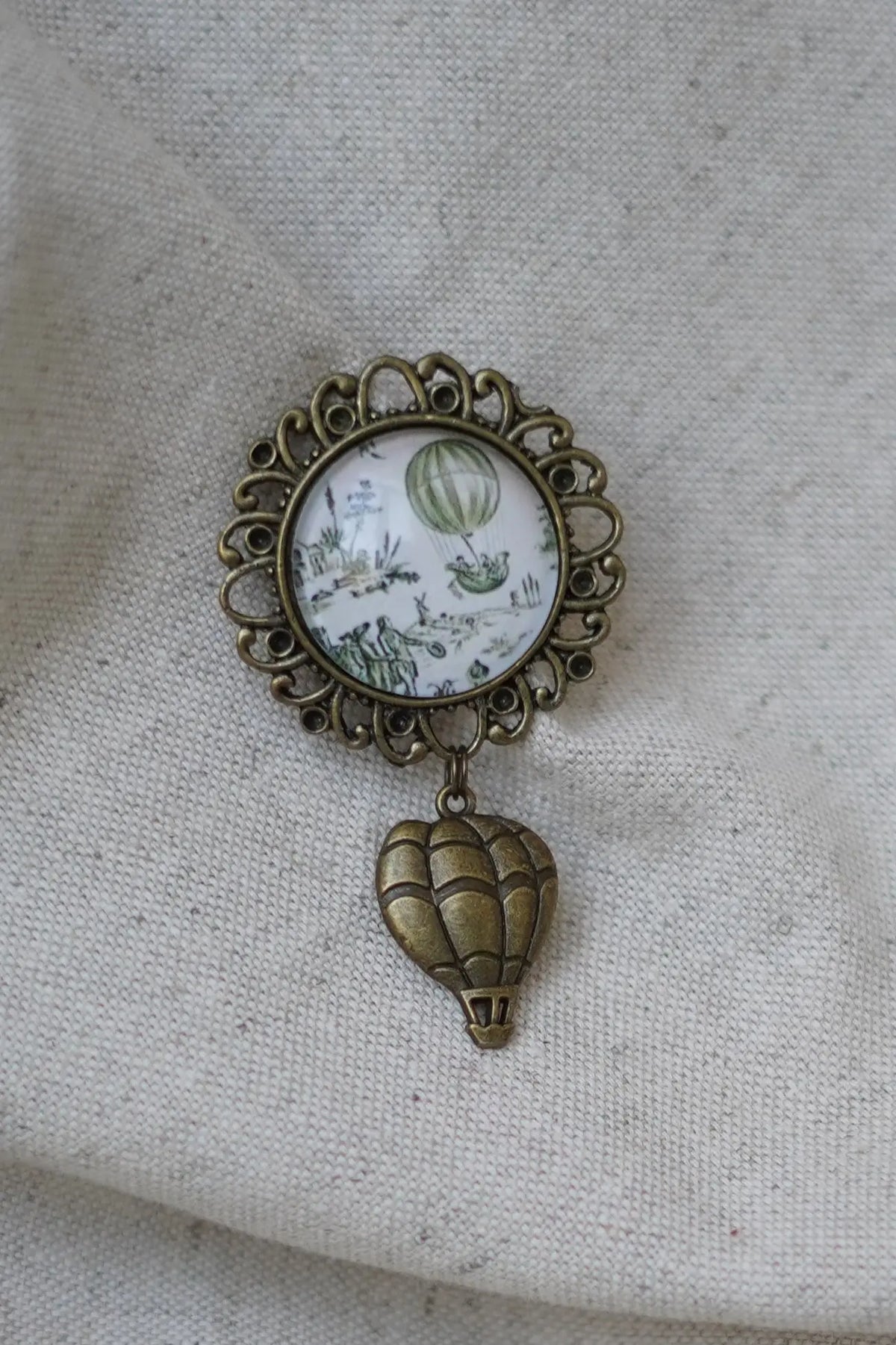 Broche montgolfière