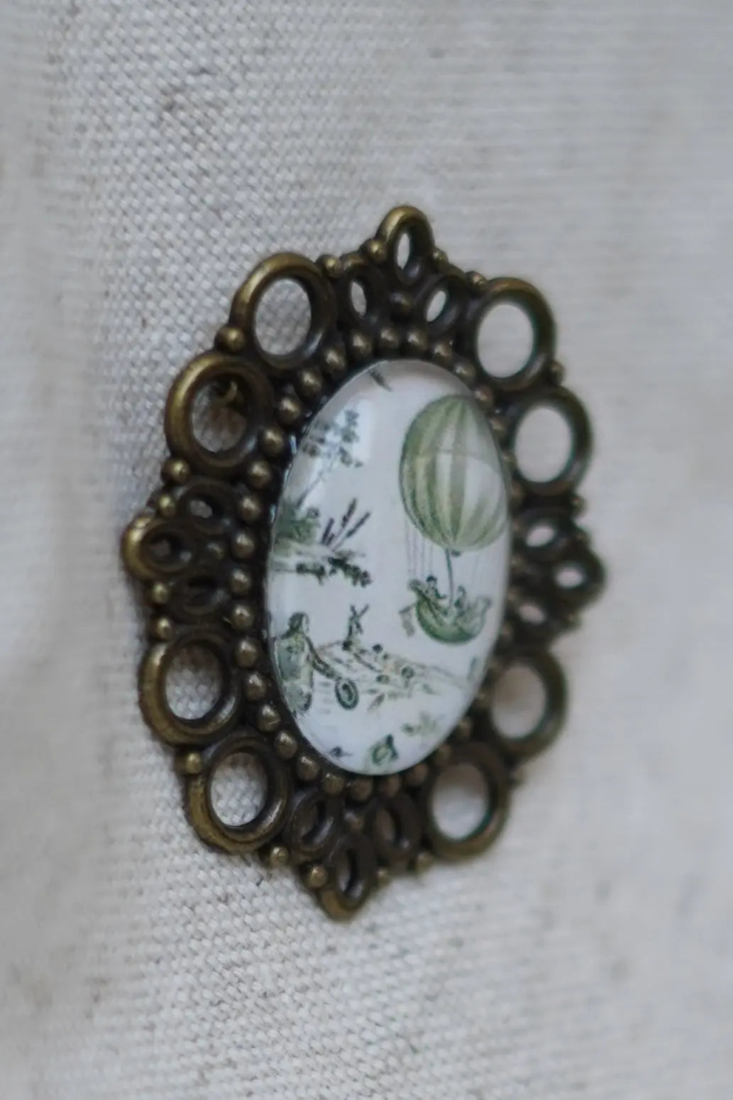 Broche montgolfière