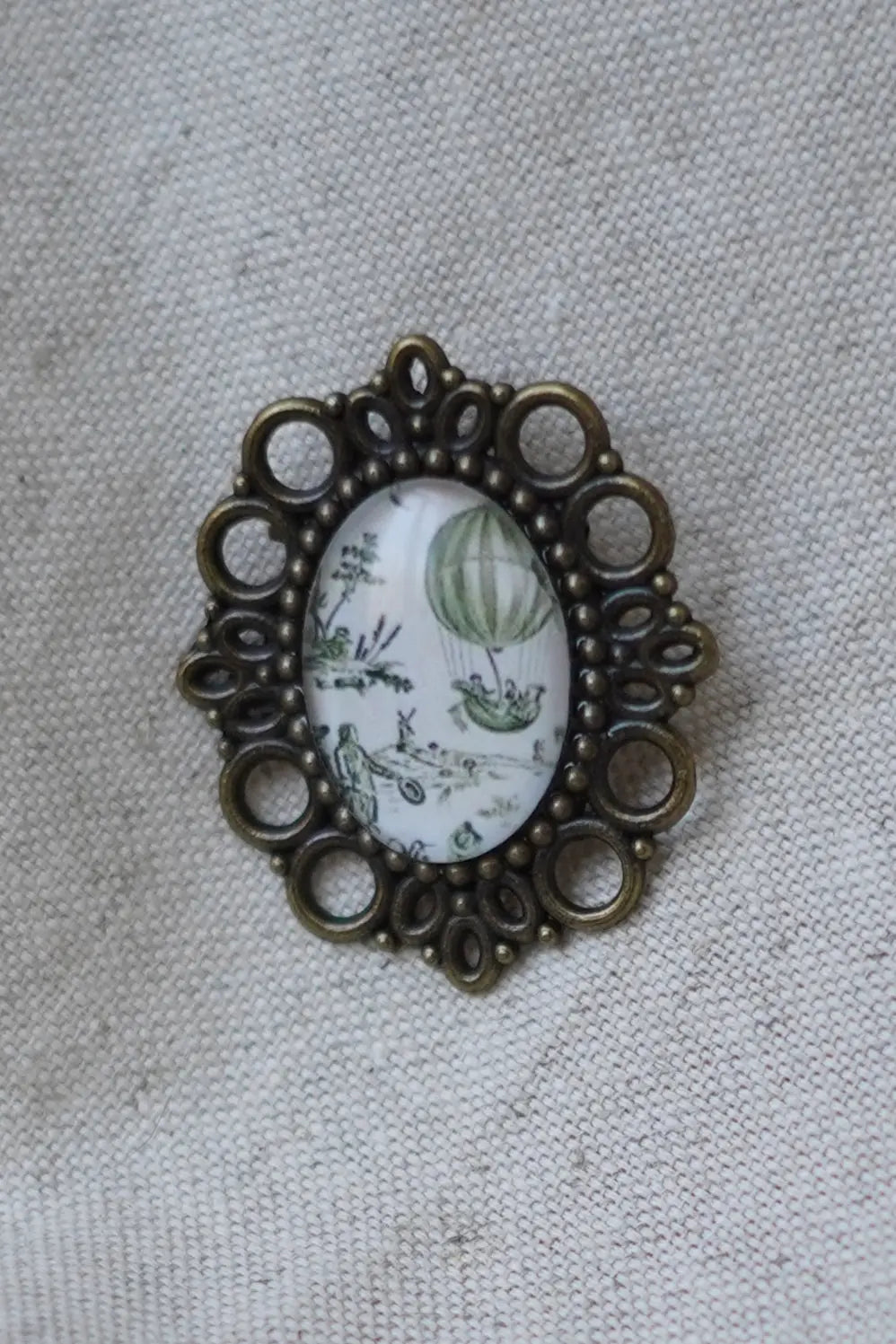 Broche montgolfière