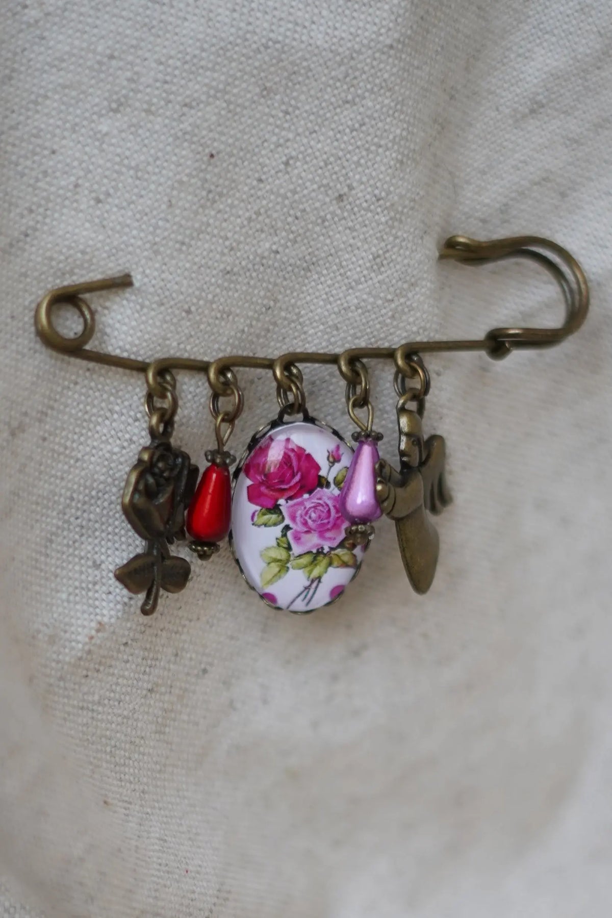 Broche jardin d'ange
