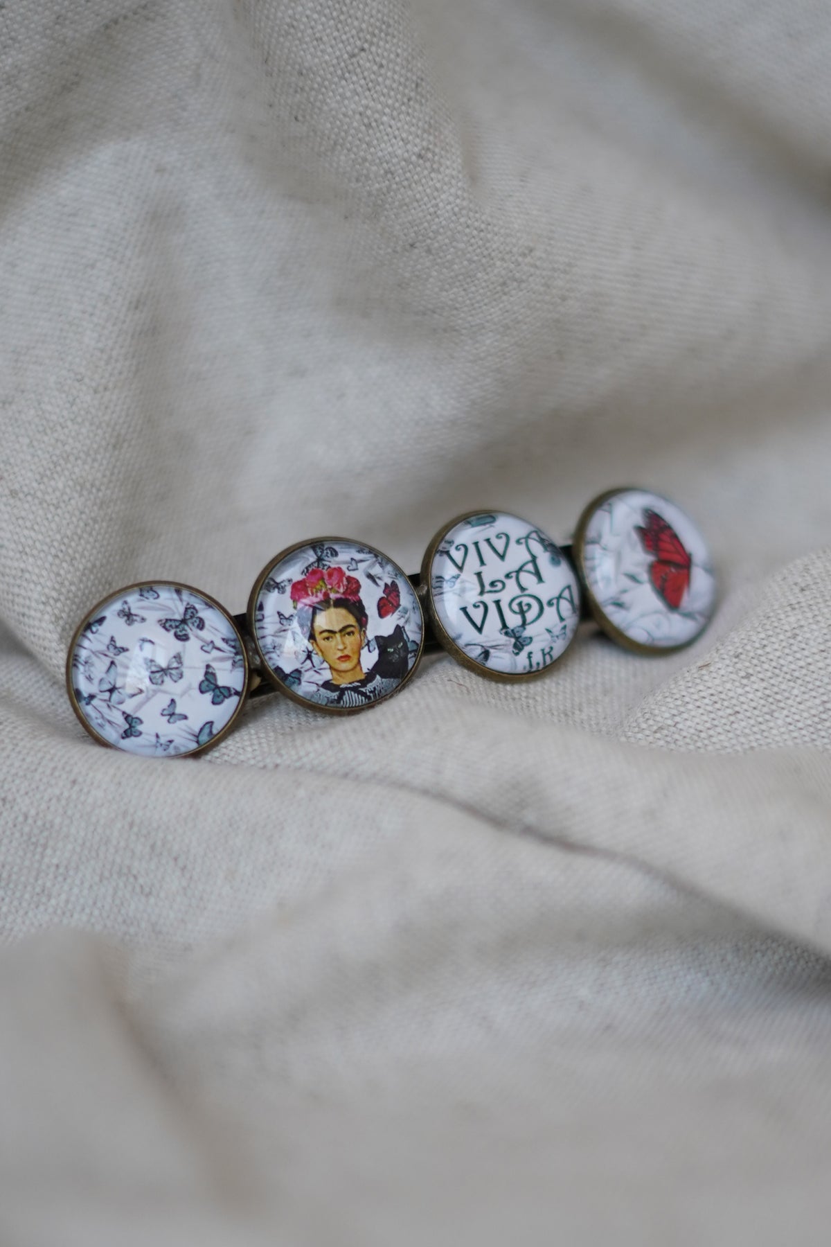 Barrette viva la vida Frida Kahlo