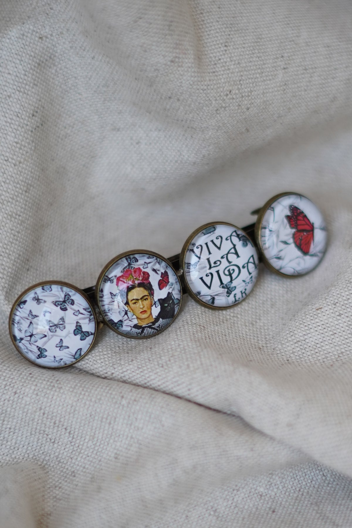 Barrette viva la vida Frida Kahlo