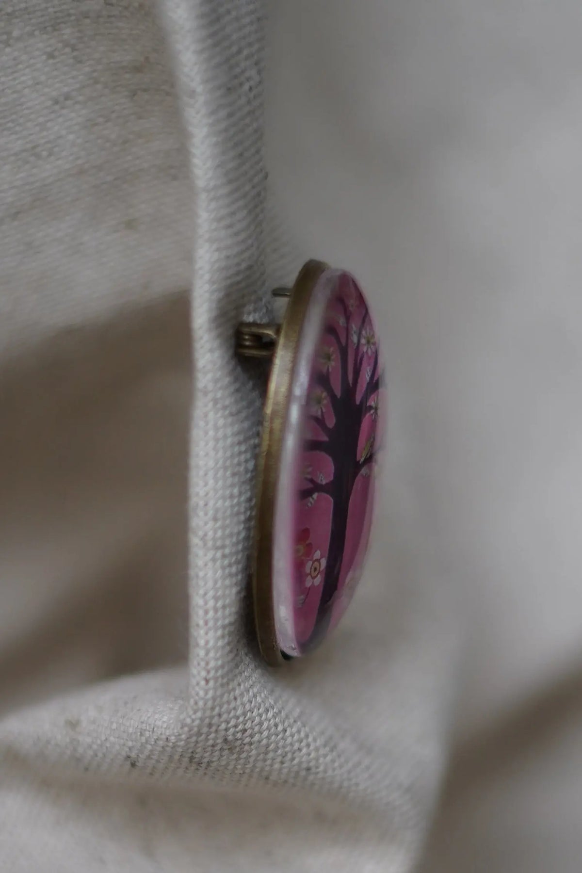 Broche arbre cerisier