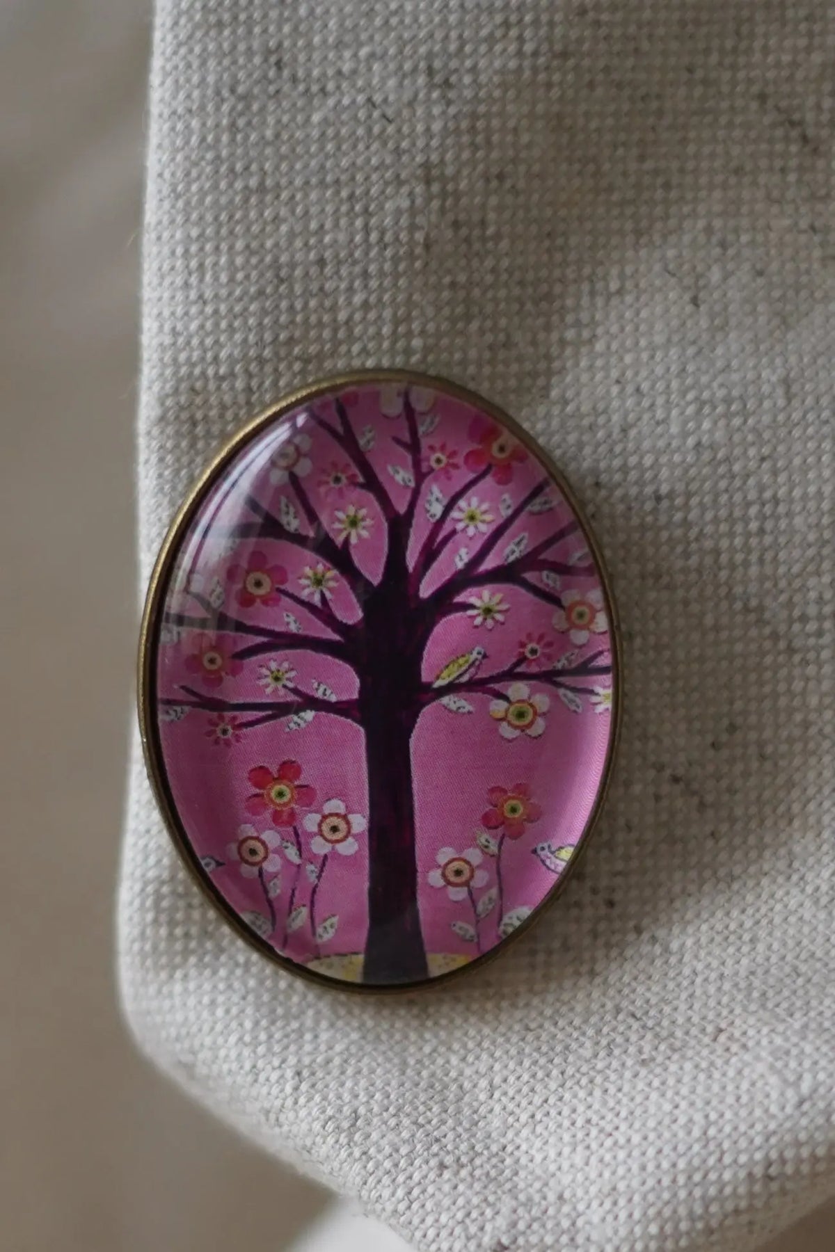 Broche arbre cerisier