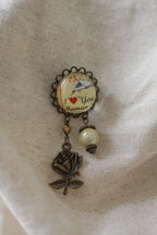 Broche Je t'aime Maman