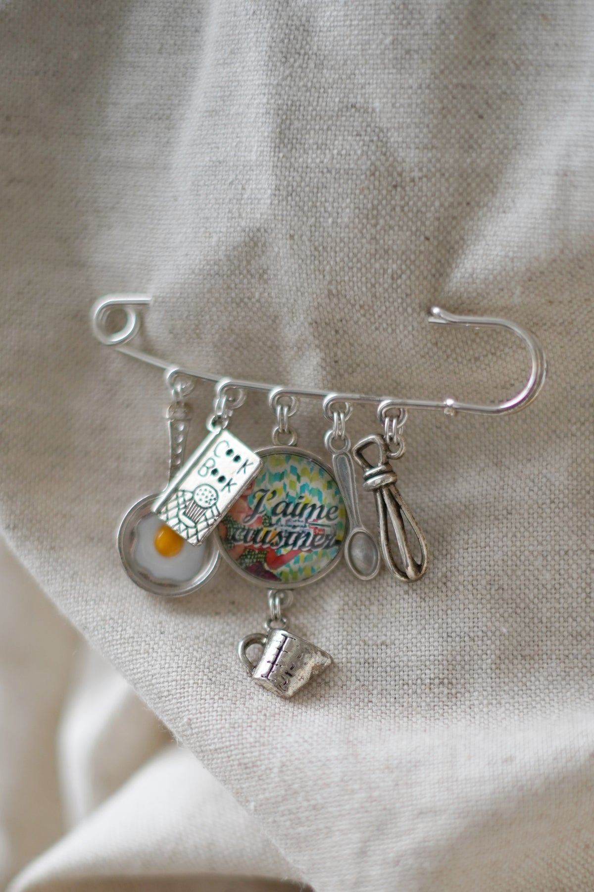 Broche j'aime la cuisine