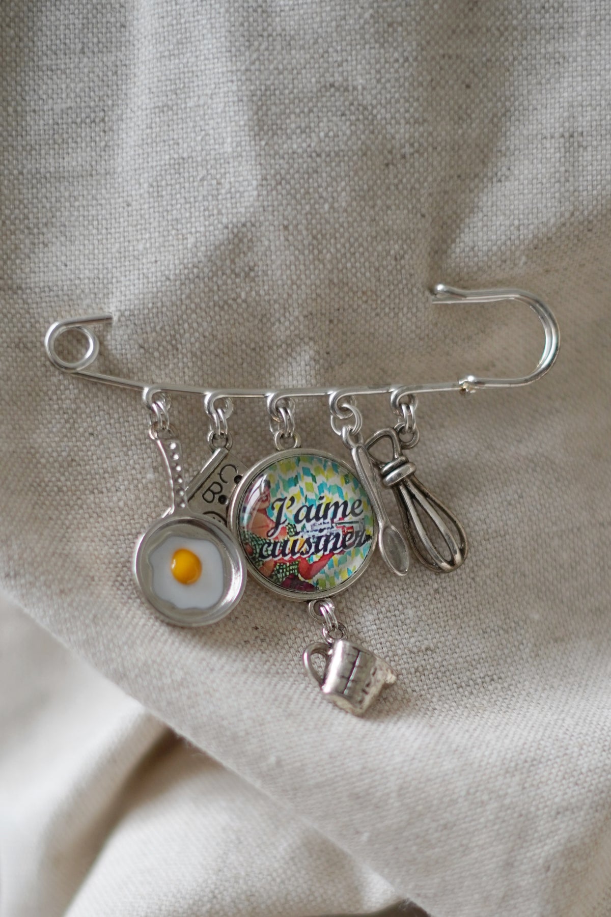 Broche j'aime la cuisine