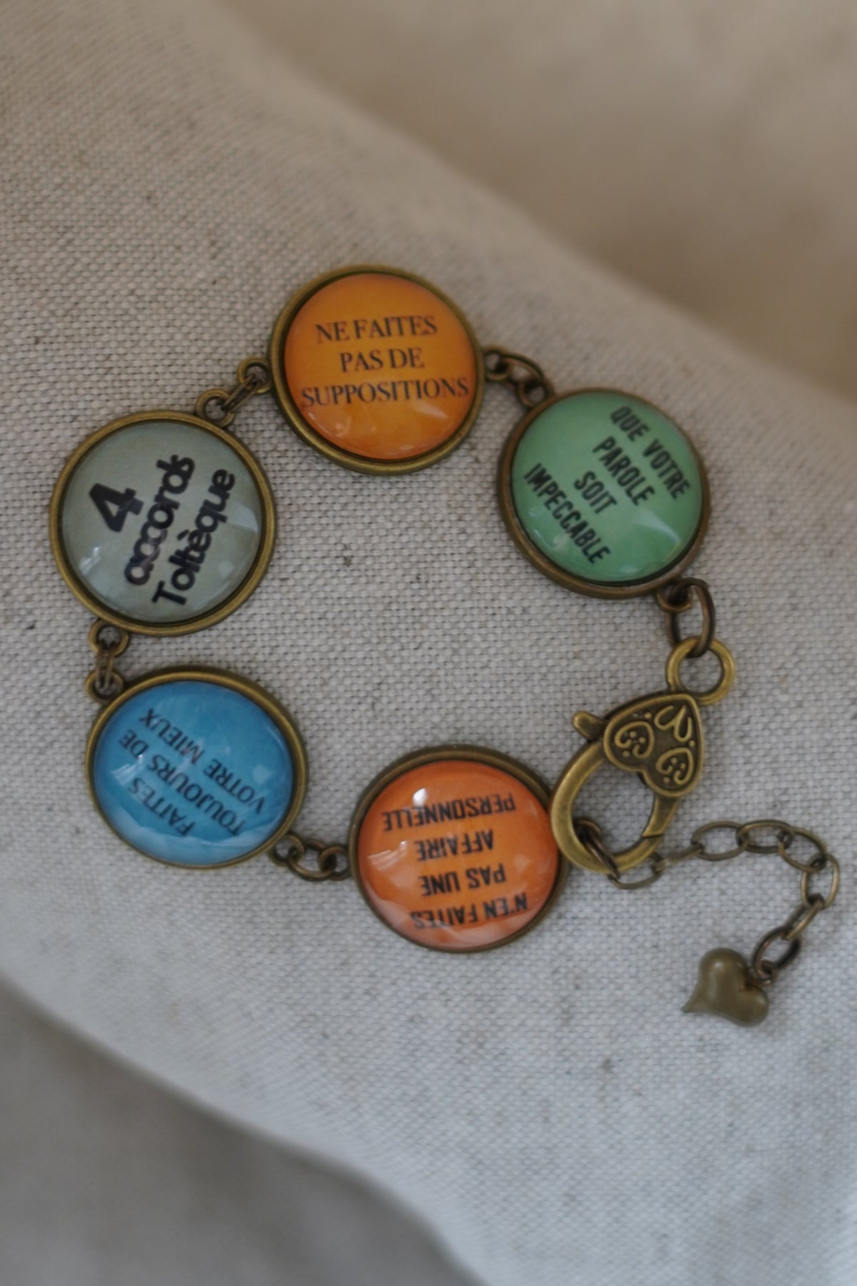 Bracelet les 4 accords toltèques