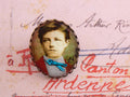 Bague bronze Arthur Rimbaud bijou littéraire cabochon Collection : Les Ardennes