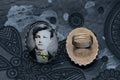 Grande bague bronze littéraire Arthur Rimbaud Poésie " Délires ll " Collection : Une saison en enfer