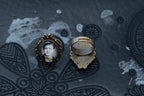 Bague bronze Arthur Rimbaud bijou littéraire poème " Alchimie du verbe" Collection : une saison en enfer
