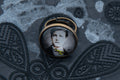 Bague bronze ronde littéraire Arthur Rimbaud Poésie " Adieu " Collection : Une saison en enfer