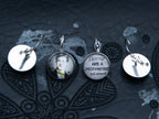 Boucles d'oreilles argent "DELIRES I". Collection une saison en enfer.