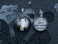 Boucles d'oreilles argent "DELIRES I". Collection une saison en enfer.