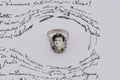 Bague argent dentelle Arthur Rimbaud Collection " Ma Bohème "
