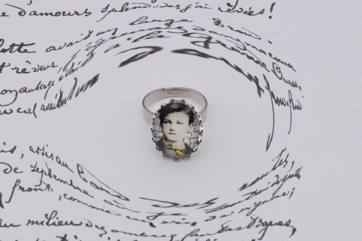 Bague argent dentelle Arthur Rimbaud Collection " Ma Bohème "