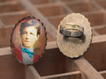 Bague bronze ovale dentelle Arthur RIMBAUD bijou littéraire  Collection L'HOMME AUX SEMELLES DE VENT
