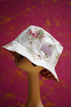 Bob réversible fleurs et petits pois