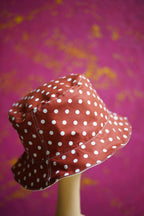 Bob réversible fleurs et petits pois
